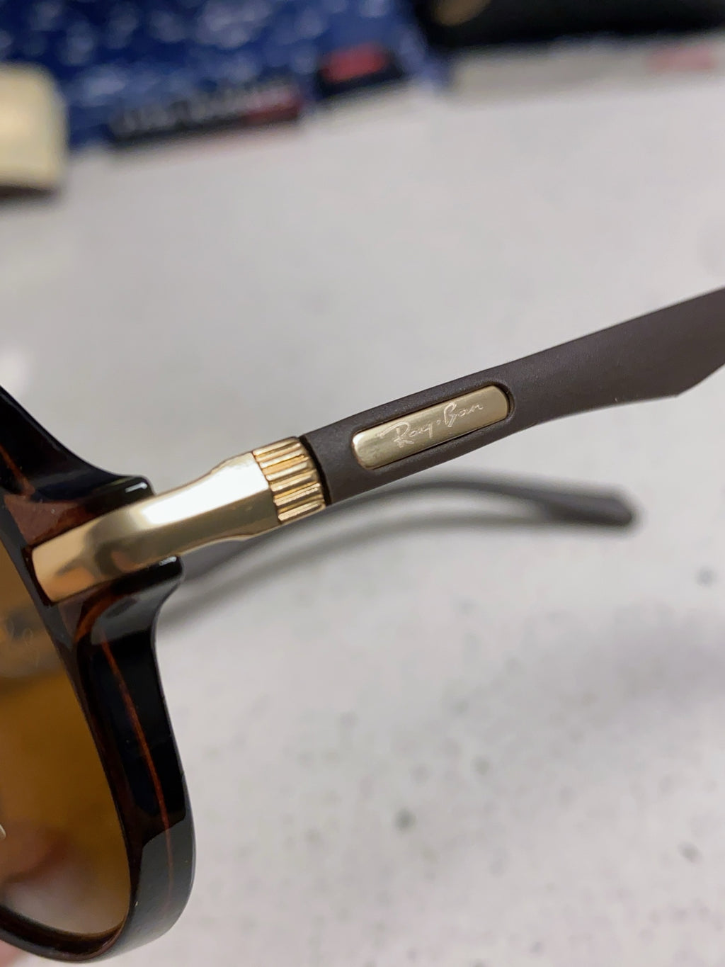 Ray-Ban RB8055 Aviator Brown Lens Sunglasses for Men - 416672 - detail image 7