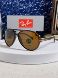 Ray-Ban RB8055 Aviator Brown Lens Sunglasses for Men