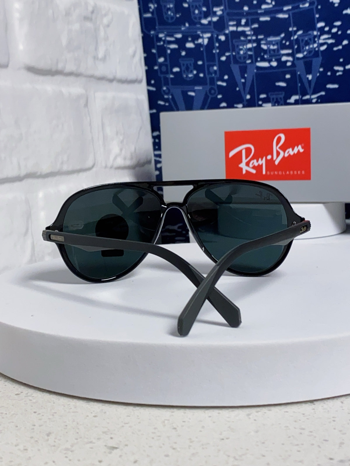 Ray-Ban RB8055 Aviator Black Lens Sunglasses for Men - 416673 - detail image 3