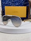 Loewe Oversized Gray Lens Sunglasses for Men & Women - 432835