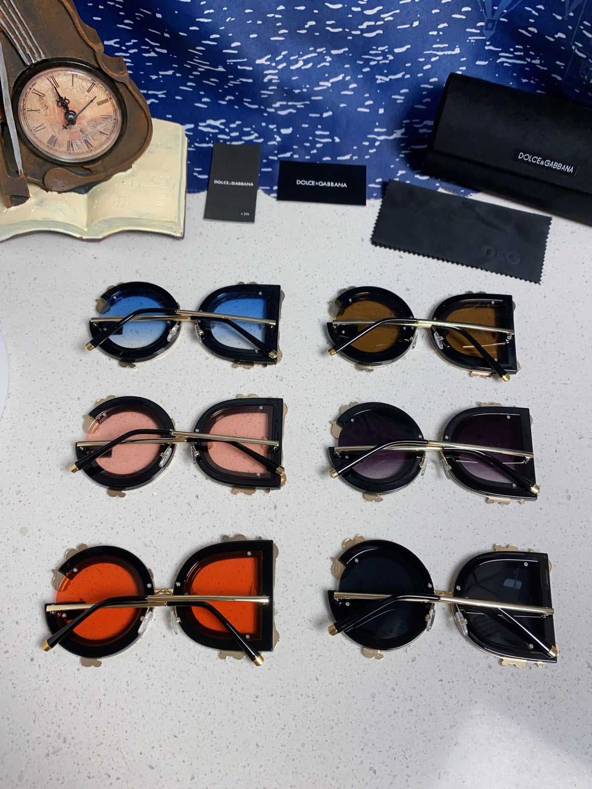Dolce & Gabbana Fashion Red Lens Sunglasses for Men & Women - detail image 9