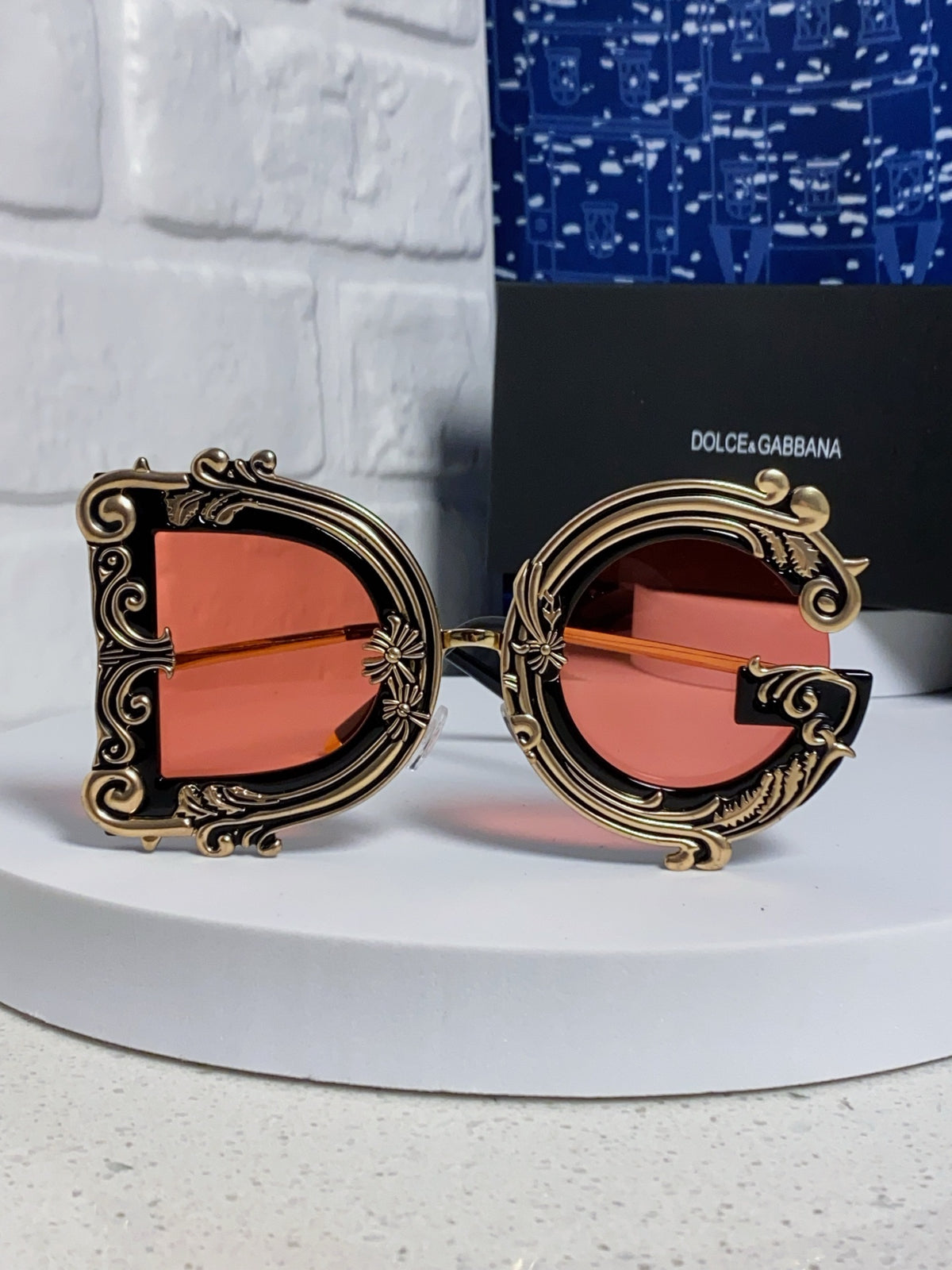 Dolce & Gabbana Fashion Red Lens Sunglasses for Men & Women - detail image 2