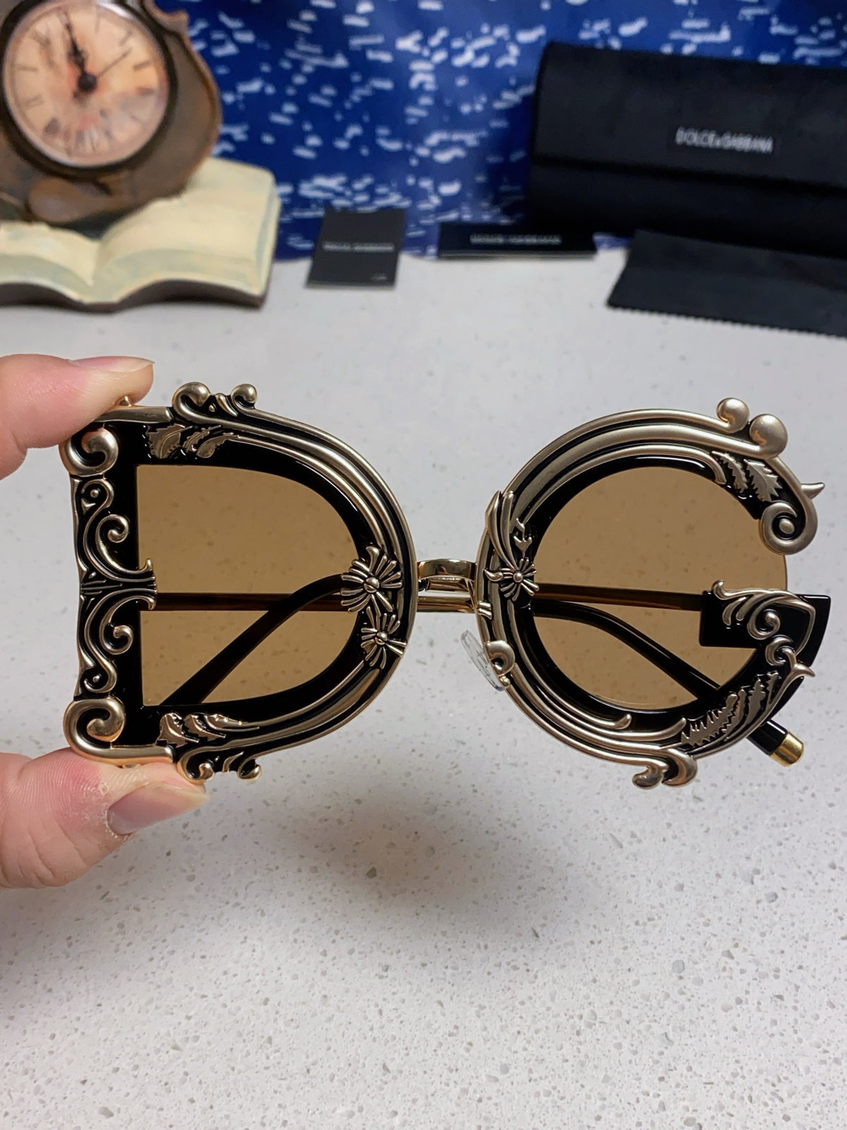 Dolce & Gabbana Fashion Brown Lens Sunglasses for Men & Women - 488124 - detail image 4
