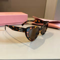 Miu Miu Cat-Eye Brown Lens Sunglasses for Men & Women - 416262