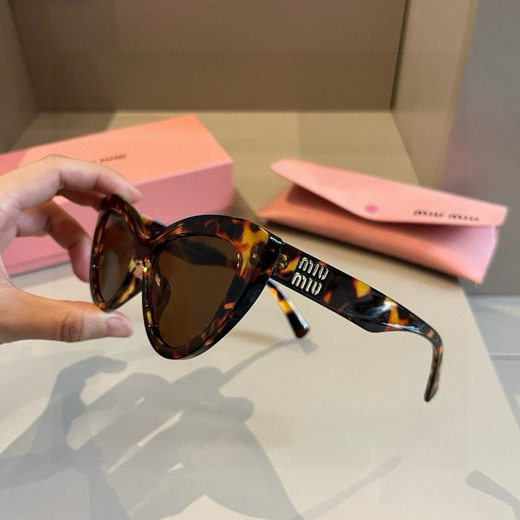 Miu Miu Cat-Eye Brown Lens Sunglasses for Men & Women - 416262 - detail image 5