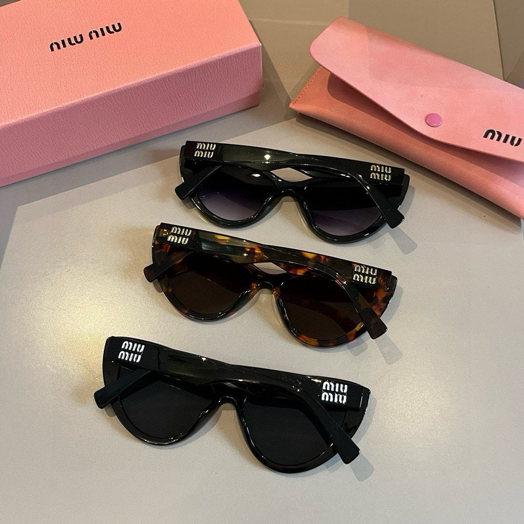 Miu Miu Cat-Eye Gold Lens Sunglasses for Men & Women - 416282 - detail image 9