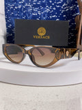 Versace Cat-Eye Brown Lens Sunglasses for Women - 432793