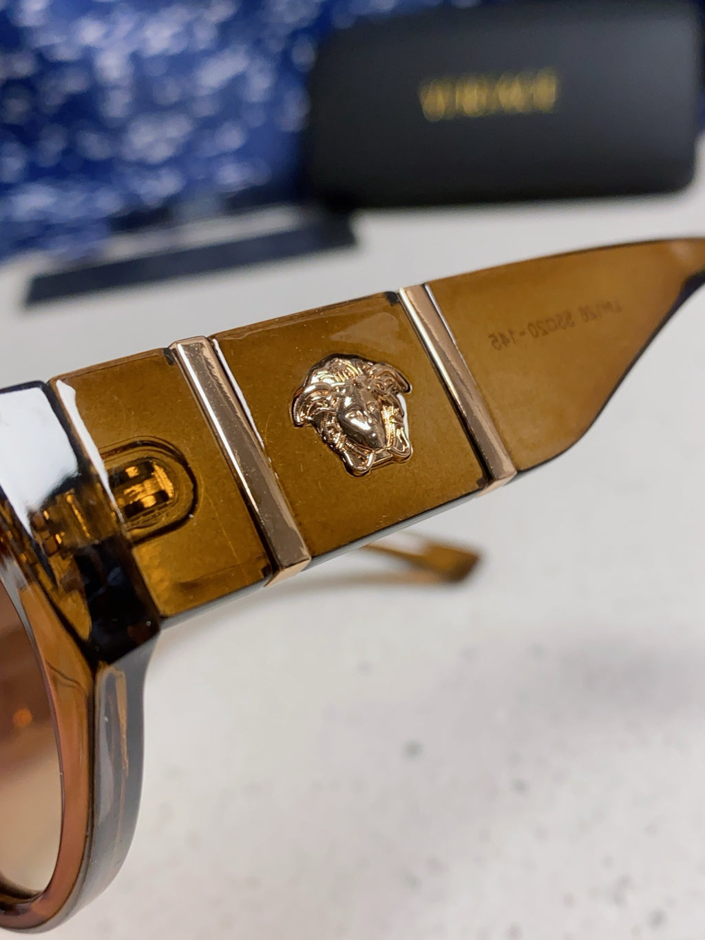 Versace Cat-Eye Brown Lens Sunglasses for Women - 432793 - detail image 7