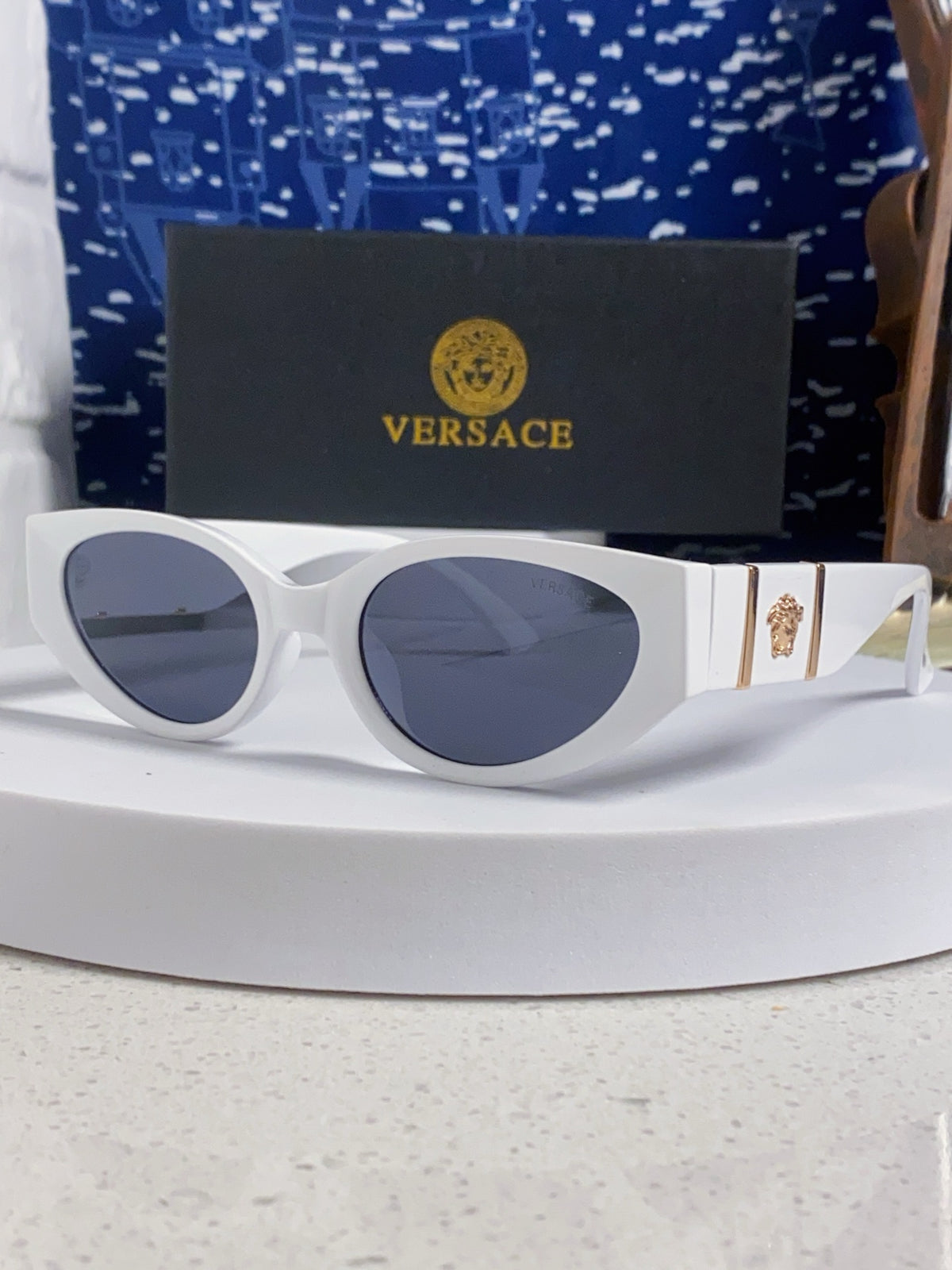 Versace Cat-Eye Blue Lens Sunglasses for Women - 432794