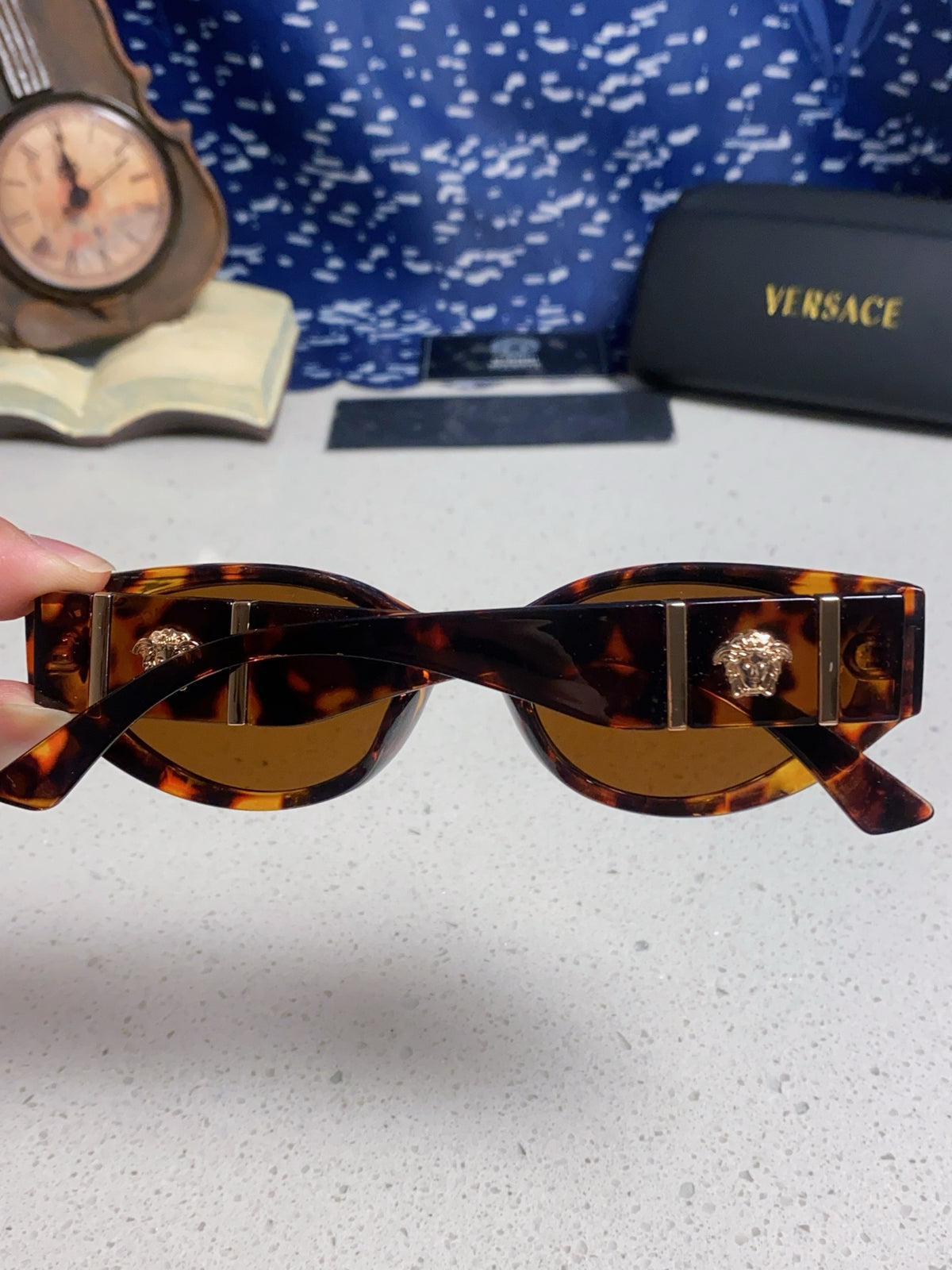 Versace Cat-Eye Brown Lens Sunglasses for Women - 432795 - detail image 5
