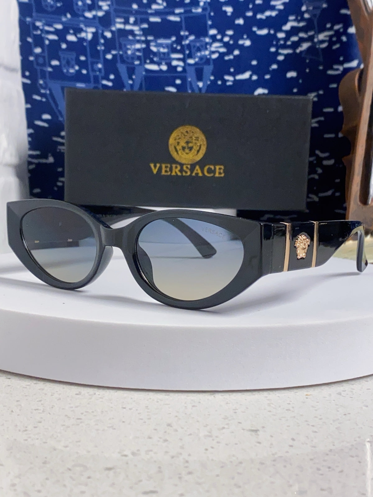 Versace Cat-Eye Silver Lens Sunglasses for Women - 432796