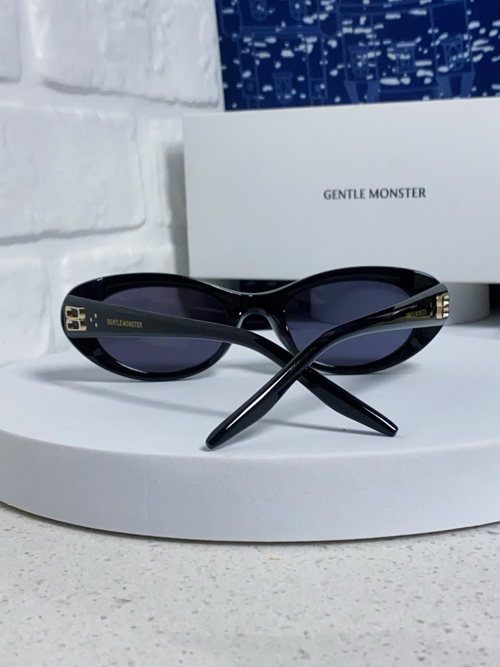 Gentle Monster COCOA Oval Black Lens Sunglasses for Men & Women - detail image 3
