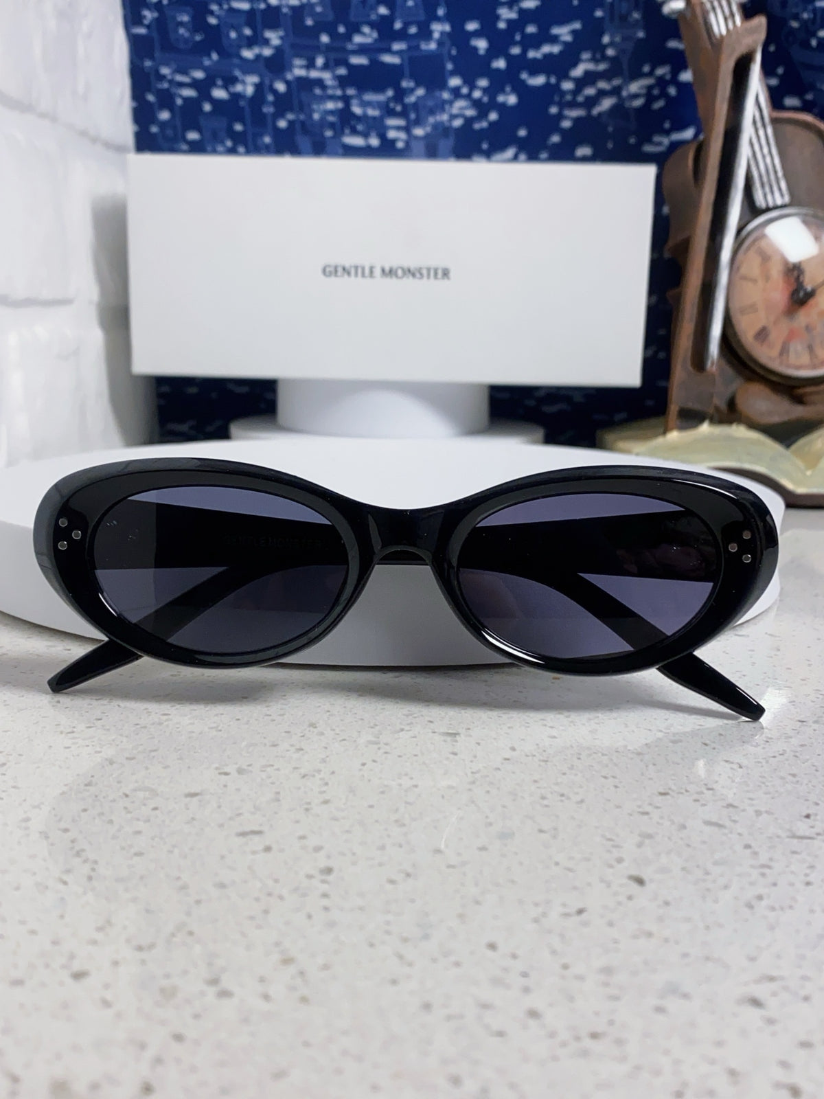 Gentle Monster COCOA Oval Black Lens Sunglasses for Men & Women - 432959 - detail image 10
