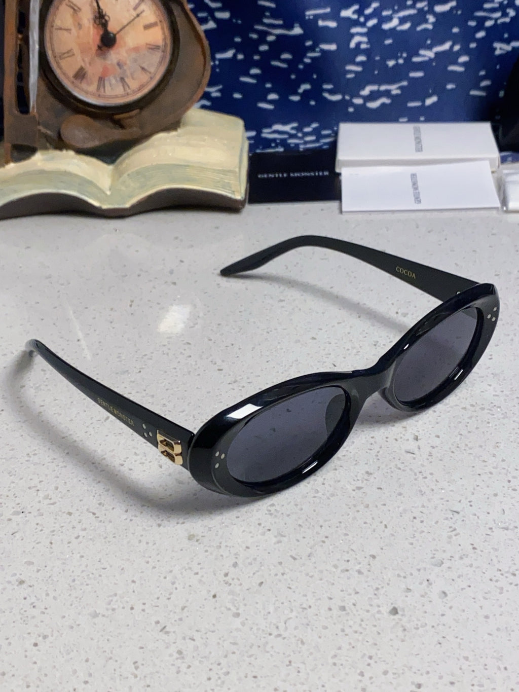 Gentle Monster COCOA Oval Black Lens Sunglasses for Men & Women - 432959 - detail image 12