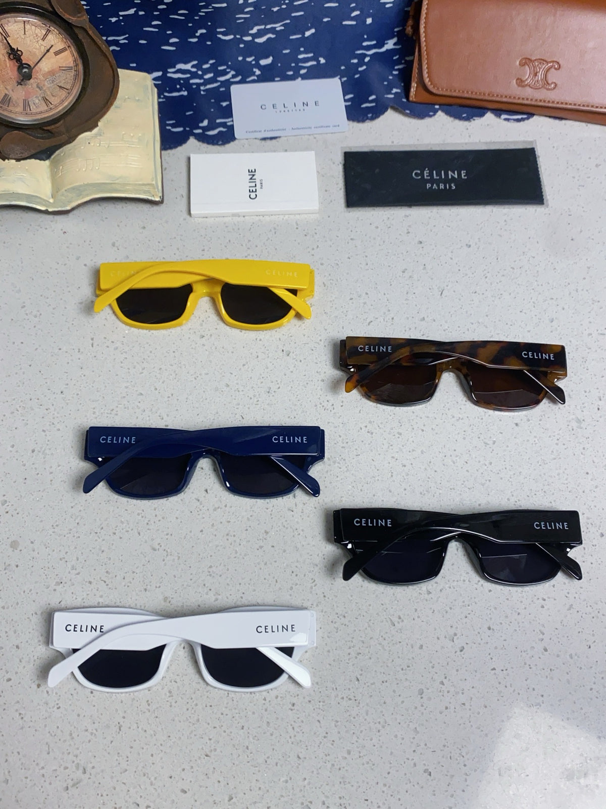 Celine Fashion Black Lens Sunglasses for Men & Women - 431991 - detail image 11
