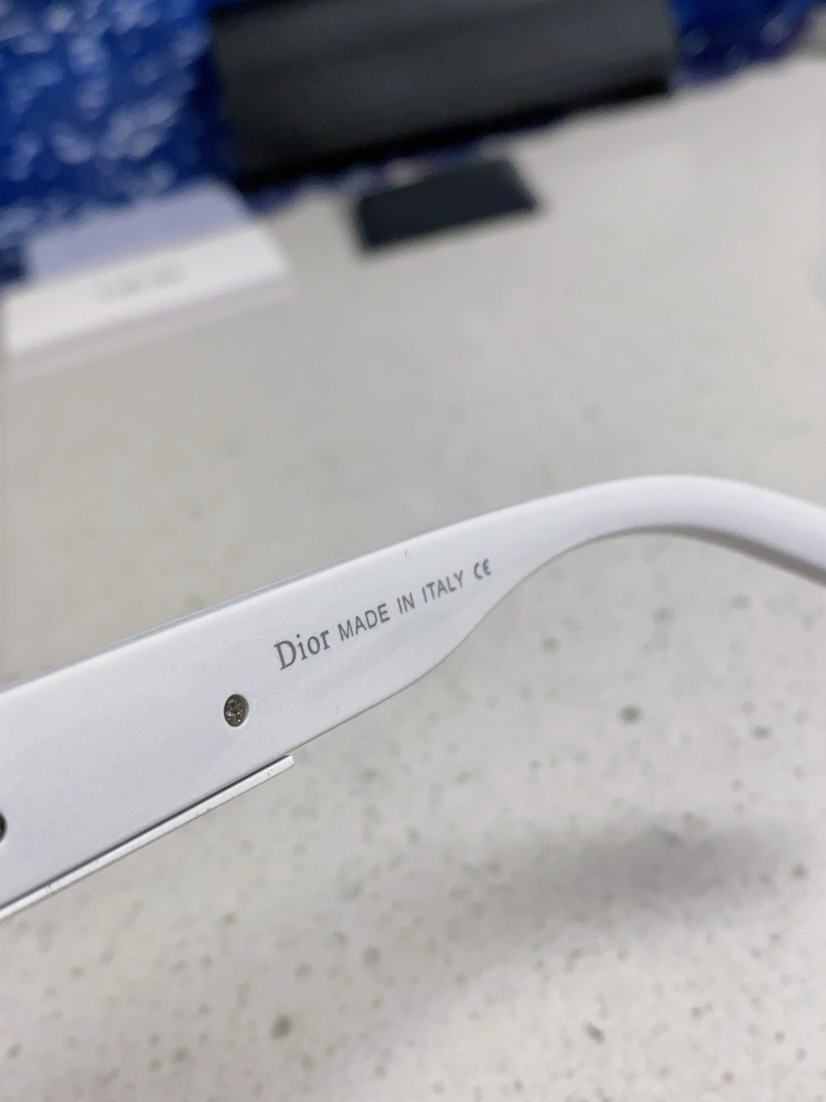 Dior Acetate Square Gray Lens Sunglasses for Men & Women - 486733 - detail image 7