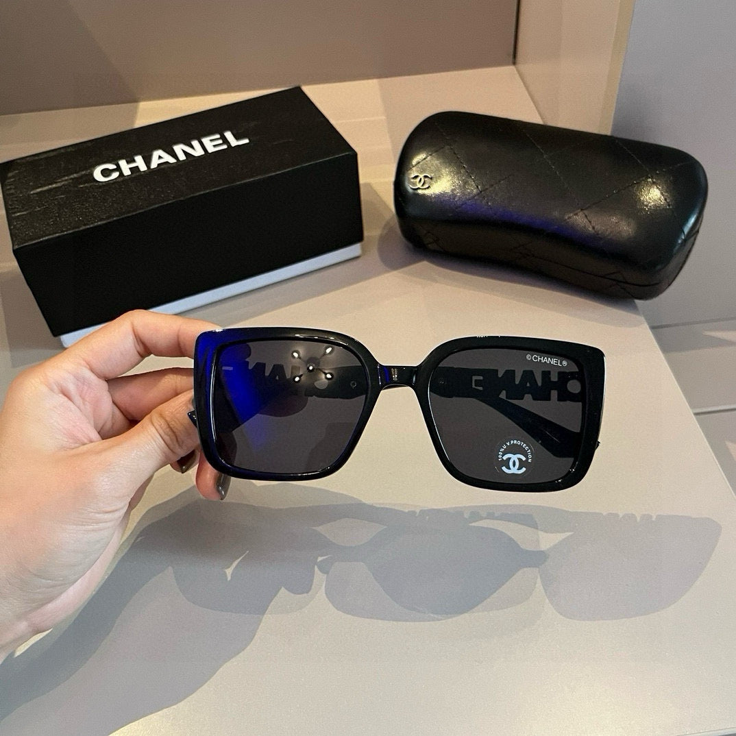 Chanel Square Gold Lens Sunglasses for Men & Women - 382190 - detail image 4