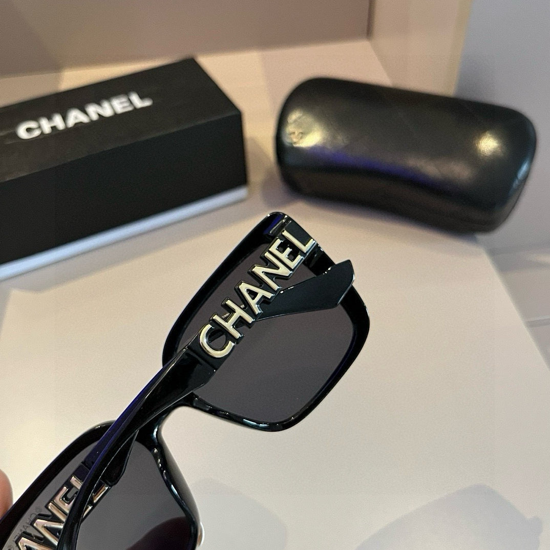 Chanel Square Gold Lens Sunglasses for Men & Women - 382190 - detail image 6