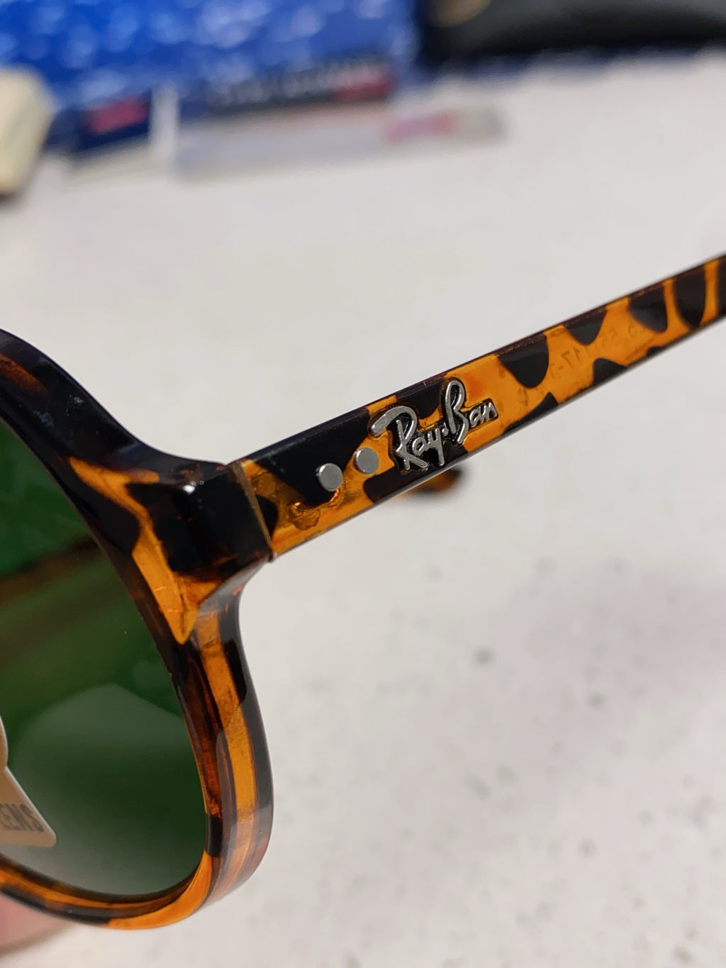 Ray-Ban RB4125 Acetate Aviator Black Lens Sunglasses for Men - 372713 - detail image 6