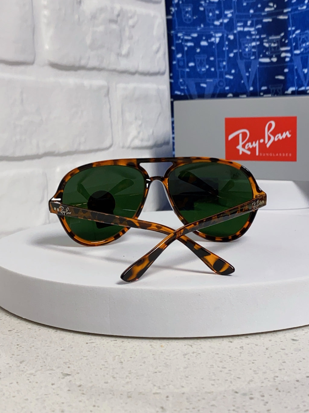 Ray-Ban RB4125 Acetate Aviator Black Lens Sunglasses for Men - 372713 - detail image 2
