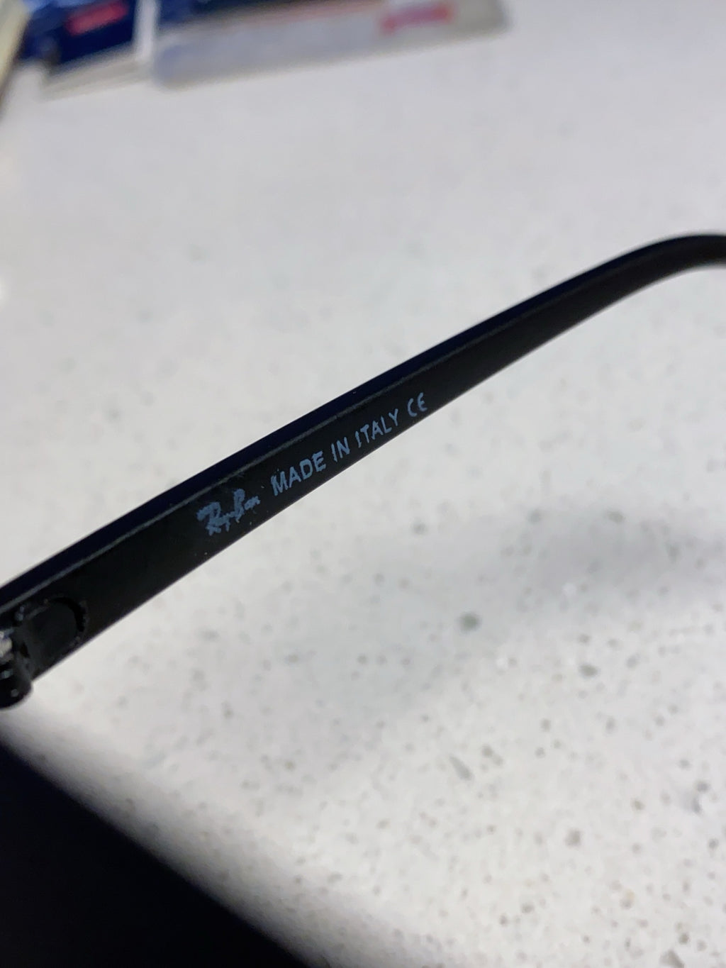 Ray-Ban RB4125 Acetate Aviator Black Lens Sunglasses for Men - 372715 - detail image 8