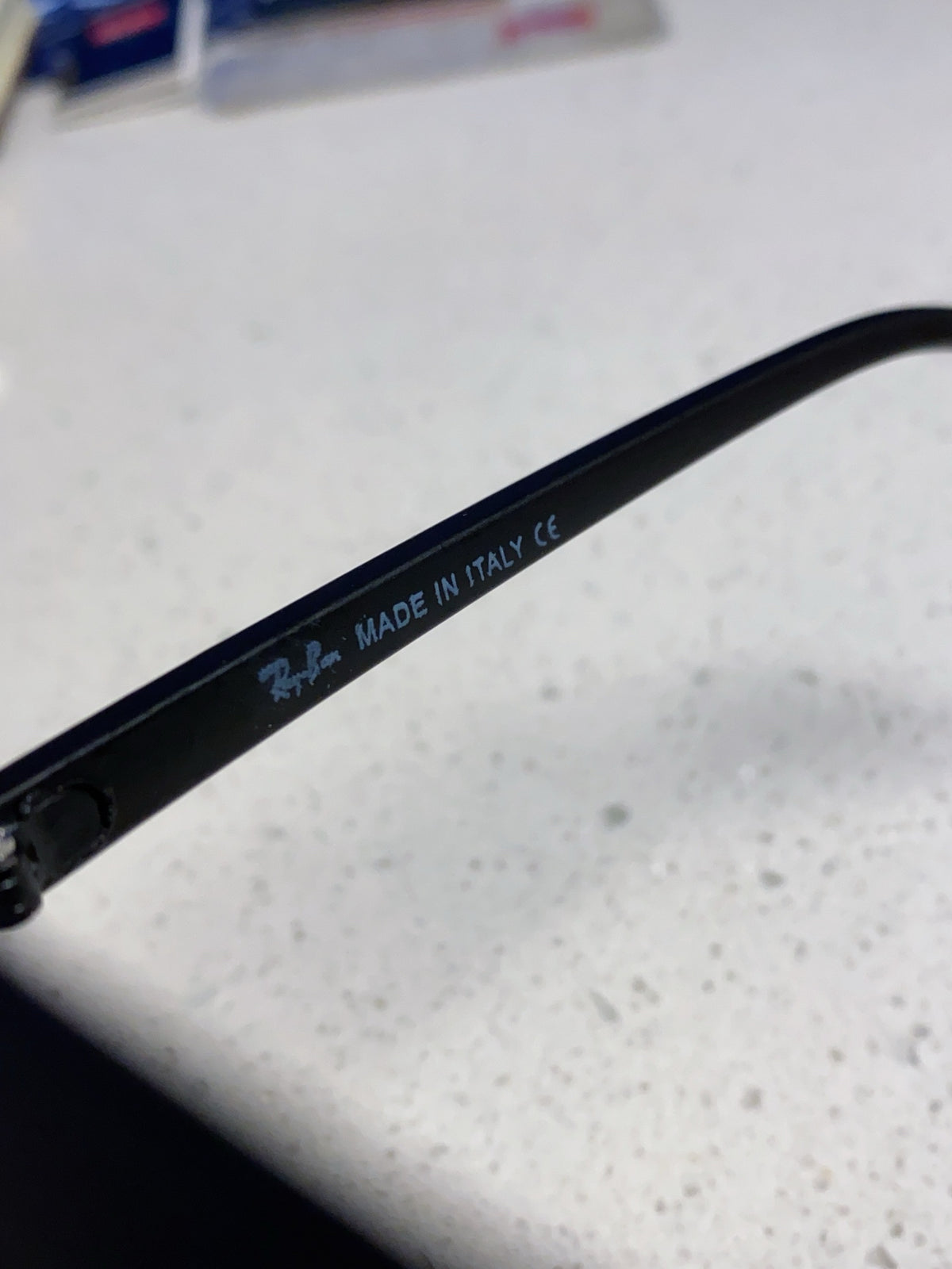Ray-Ban RB4125 Acetate Aviator Black Lens Sunglasses for Men - 372715 - detail image 8
