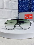 Ray-Ban RB3597 Metal Aviator Silver Lens Sunglasses for Men & Women