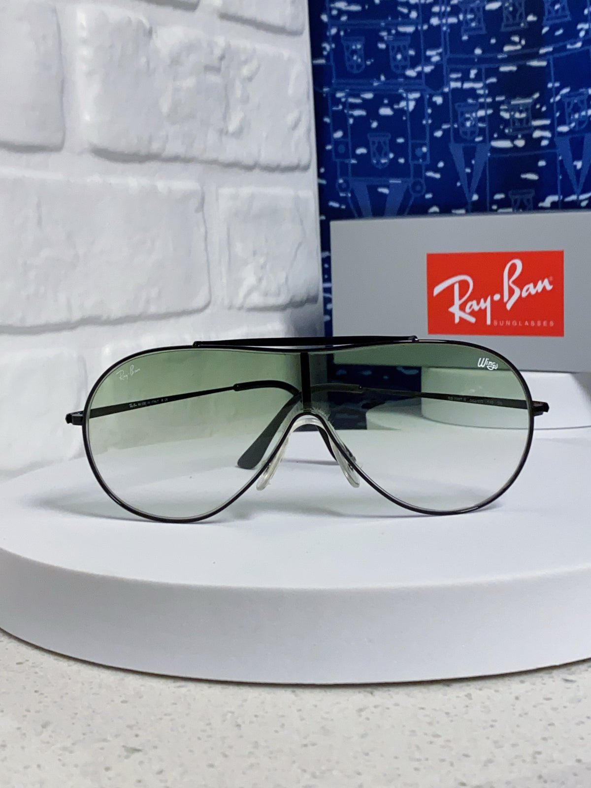 Ray-Ban RB3597 Metal Aviator Silver Lens Sunglasses for Men & Women