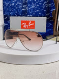 Ray-Ban RB3597 Metal Aviator Red Lens Sunglasses for Men & Women