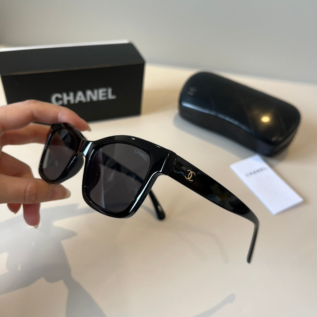 Chanel Square Black Lens Sunglasses for Men & Women - 465103 - detail image 4