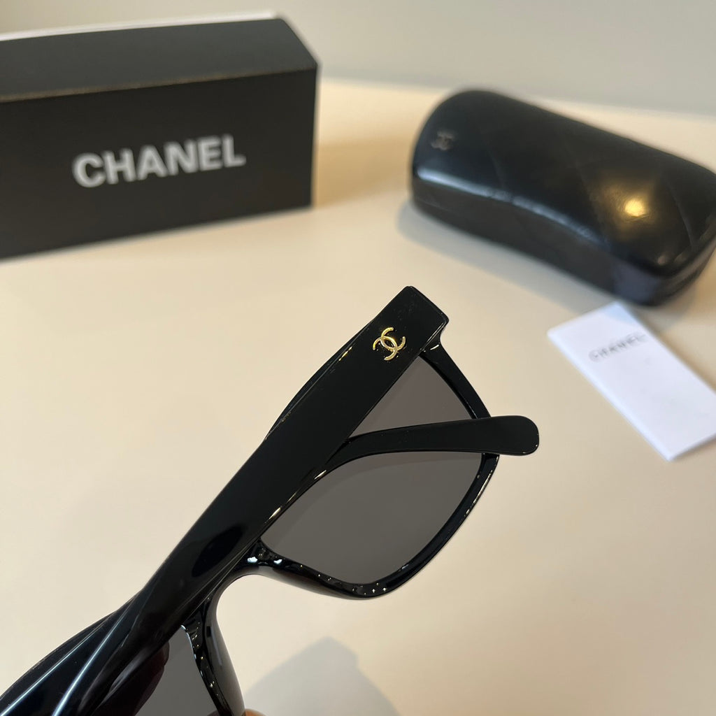 Chanel Square Black Lens Sunglasses for Men & Women - 465103 - detail image 8