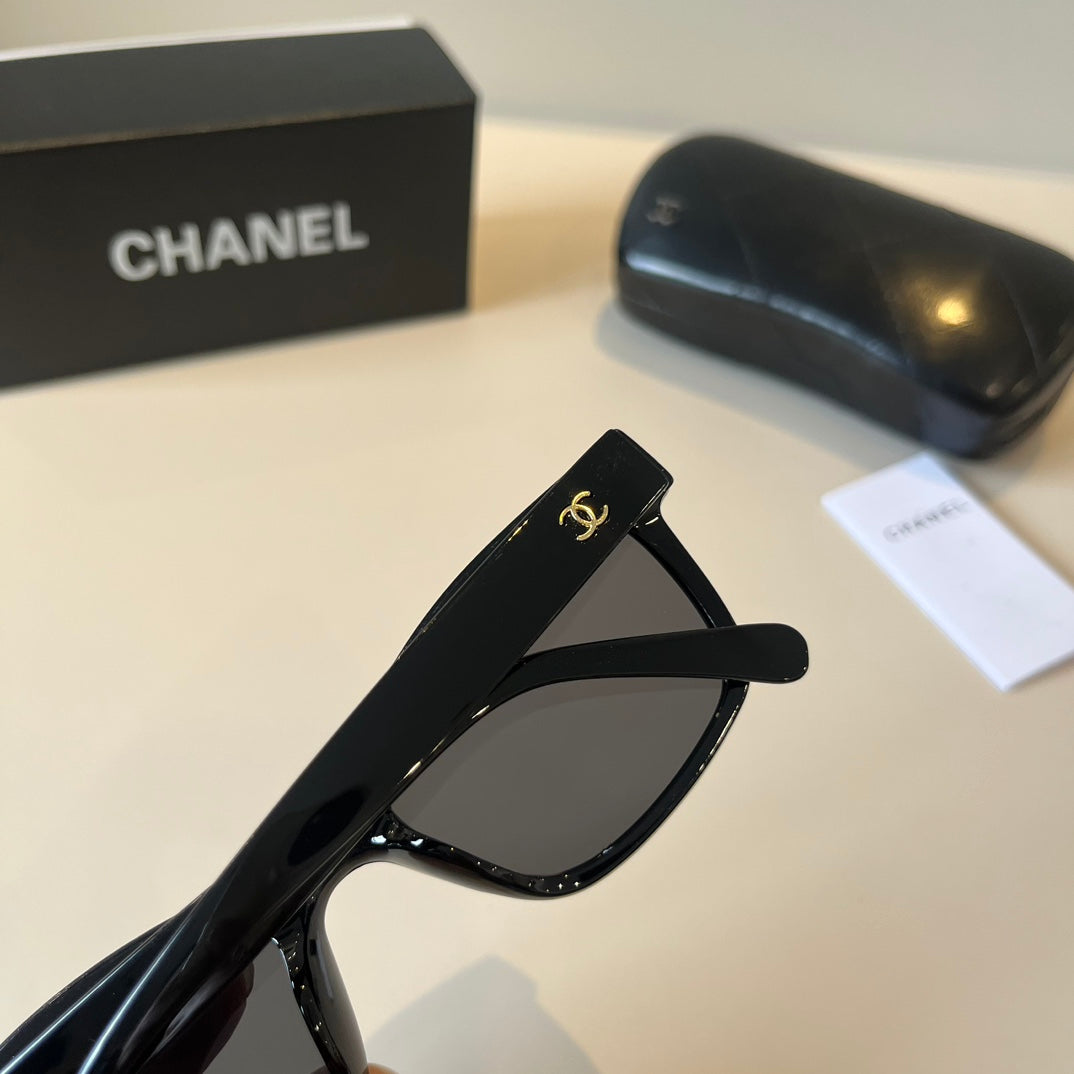 Chanel Square Black Lens Sunglasses for Men & Women - 398627 - detail image 8