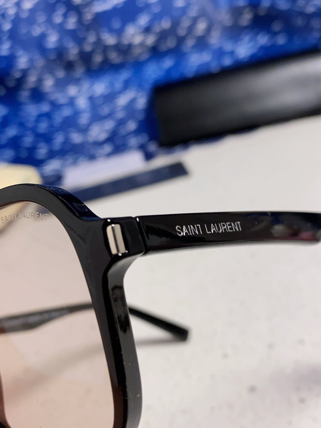 Saint Laurent SL545 Square Black Lens Sunglasses for Men & Women - 415565 - detail image 7