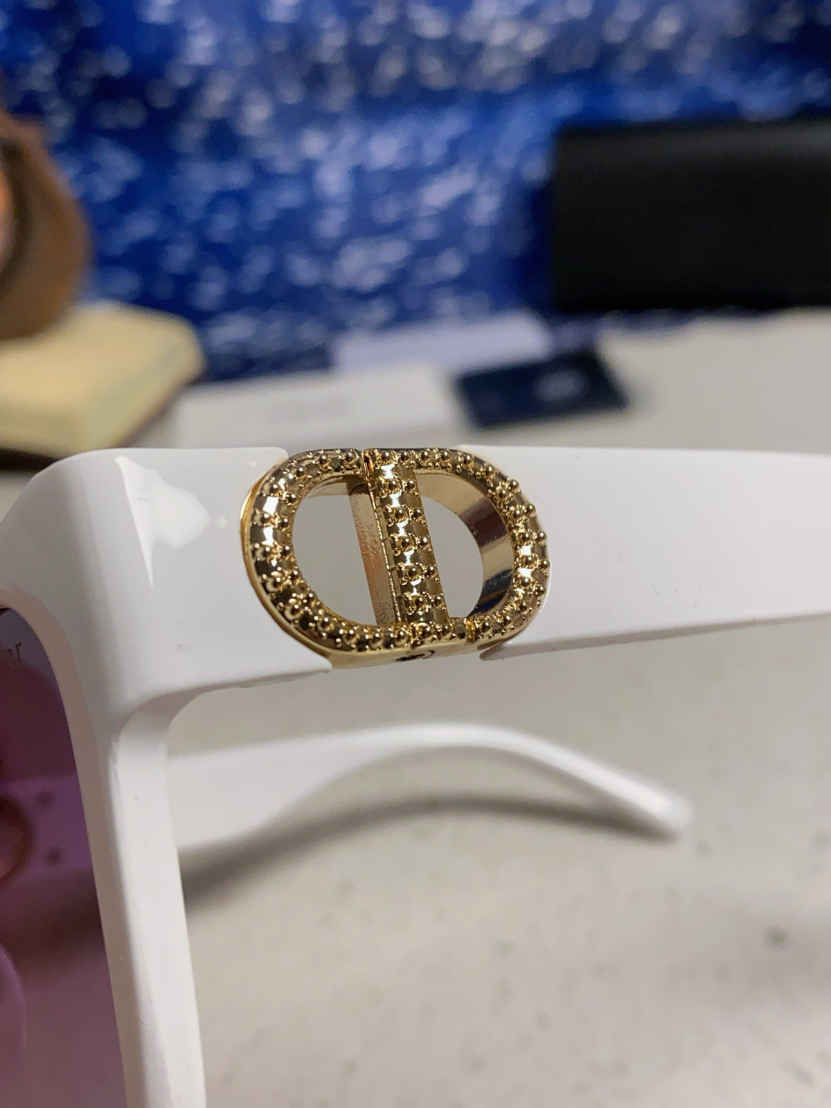 Dior Oversized Silver Lens Sunglasses for Women - 867114 - detail image 7