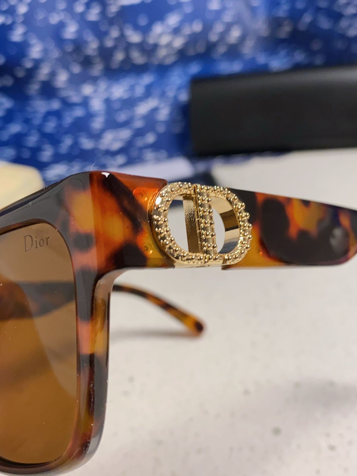 Dior Oversized Black Lens Sunglasses for Women - 415537 - detail image 7