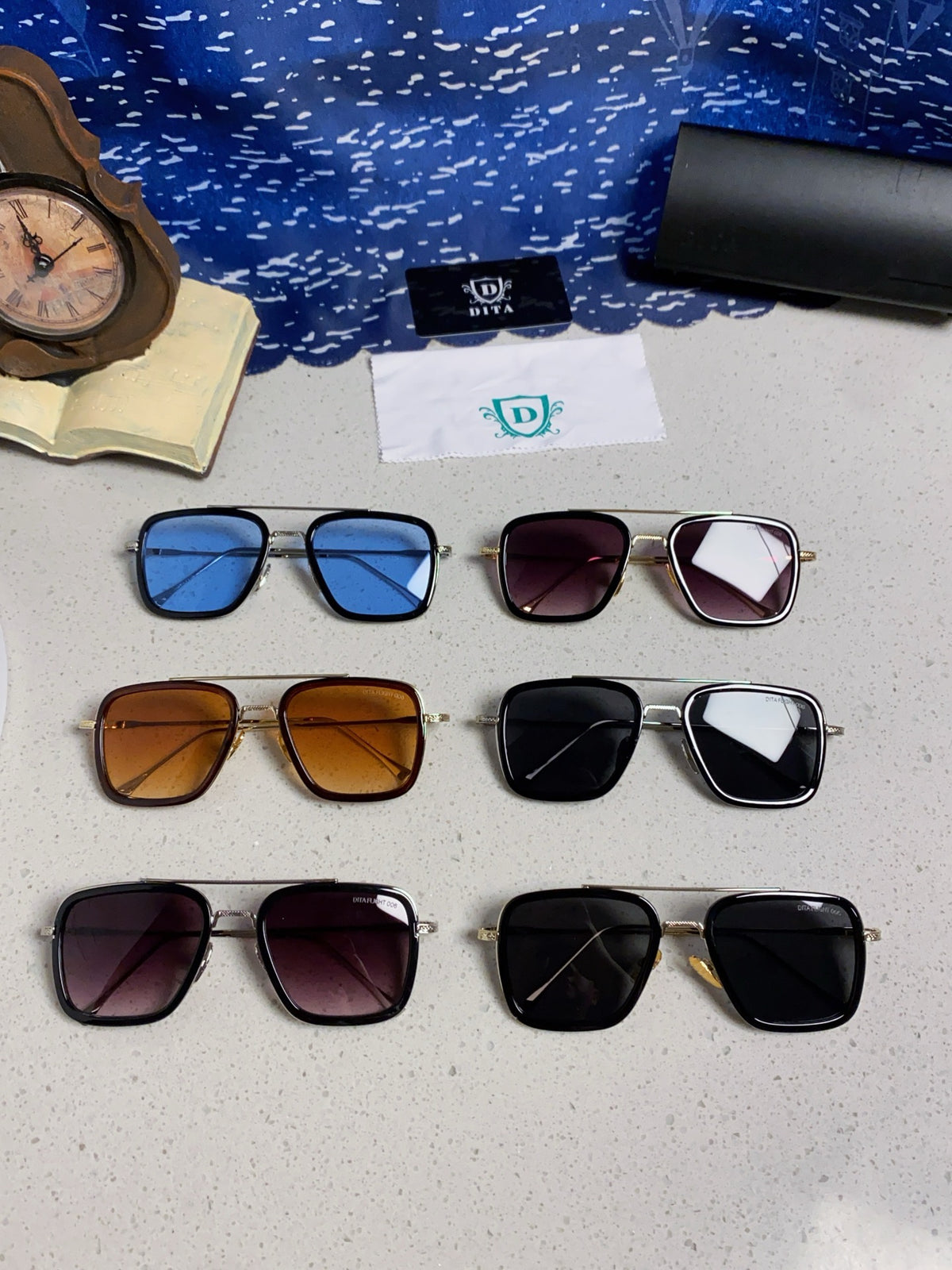 Dita Fashion Gold Lens Sunglasses for Men - detail image 6