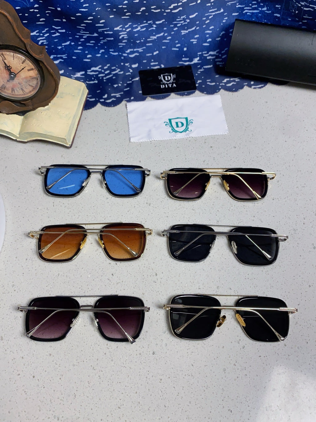 Dita Fashion Silver Lens Sunglasses for Men - 416501 - detail image 11