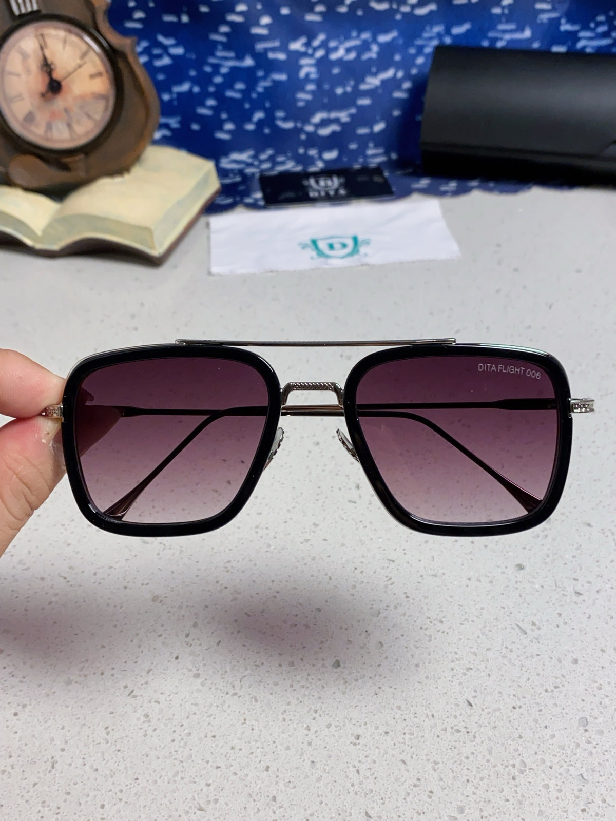 Dita Fashion Purple Lens Sunglasses for Men - detail image 4