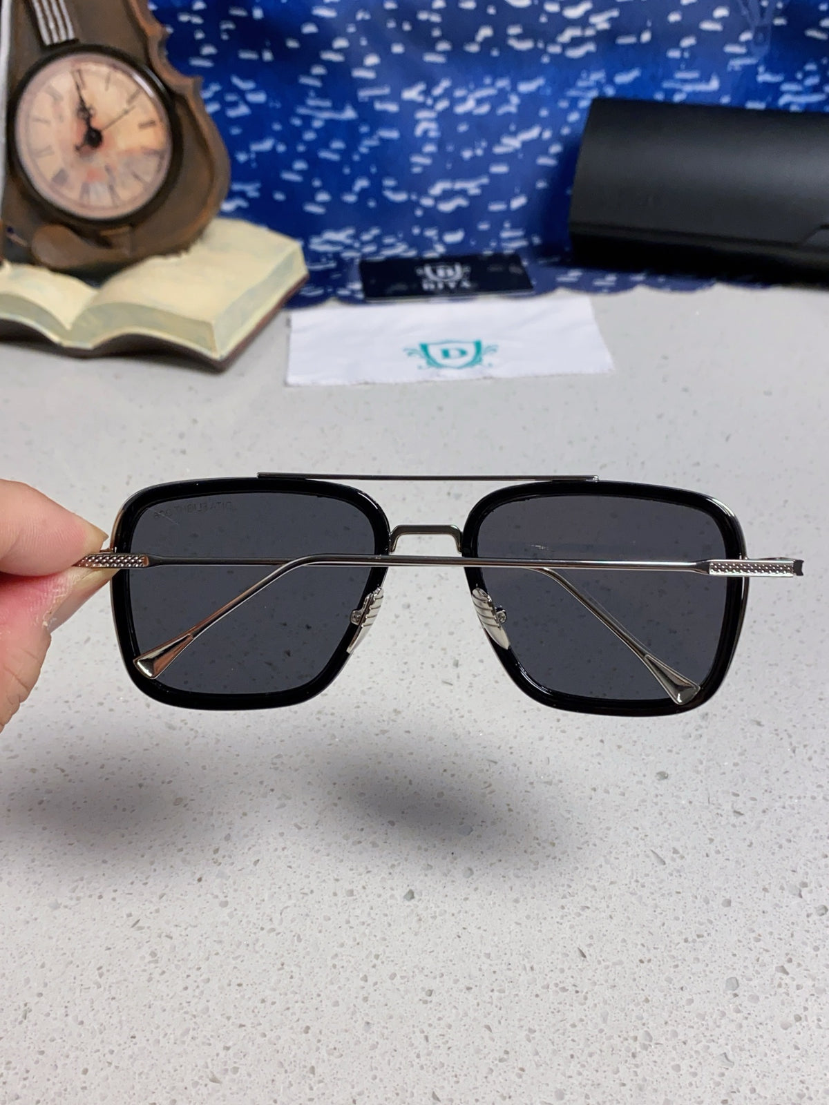 Dita Fashion Silver Lens Sunglasses for Men - detail image 5