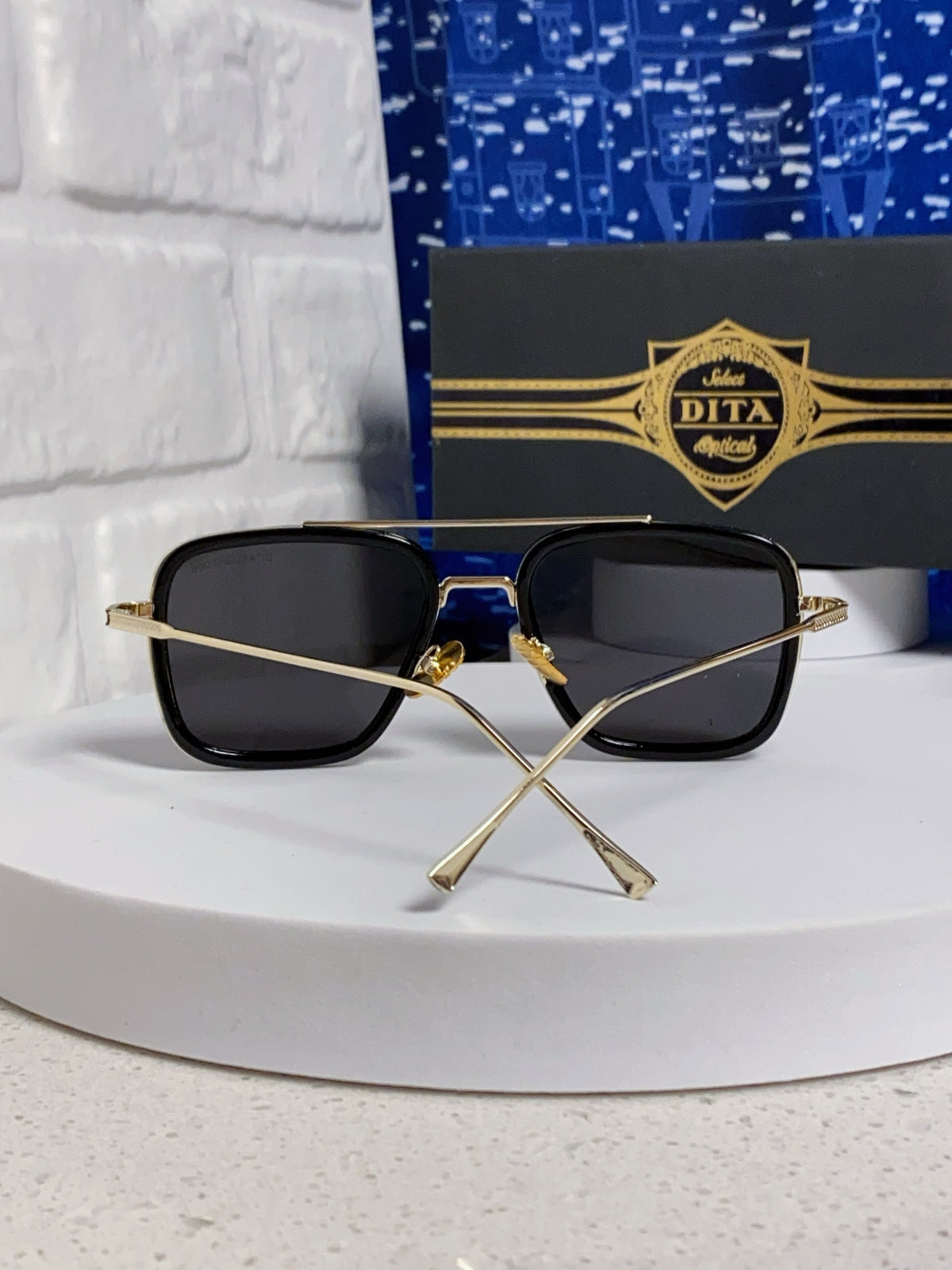 Dita Fashion Black Lens Sunglasses for Men