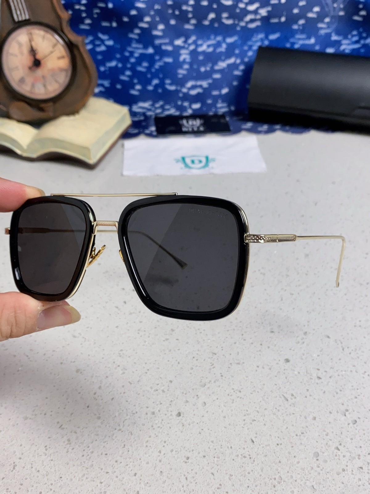 Dita Fashion Black Lens Sunglasses for Men - detail image 4