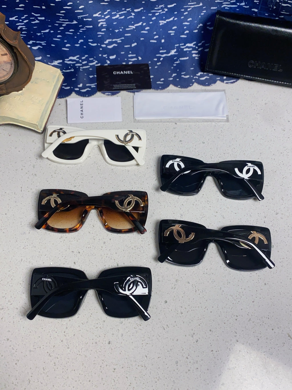 Chanel Square Gray Lens Sunglasses for Men & Women - 415293 - detail image 11