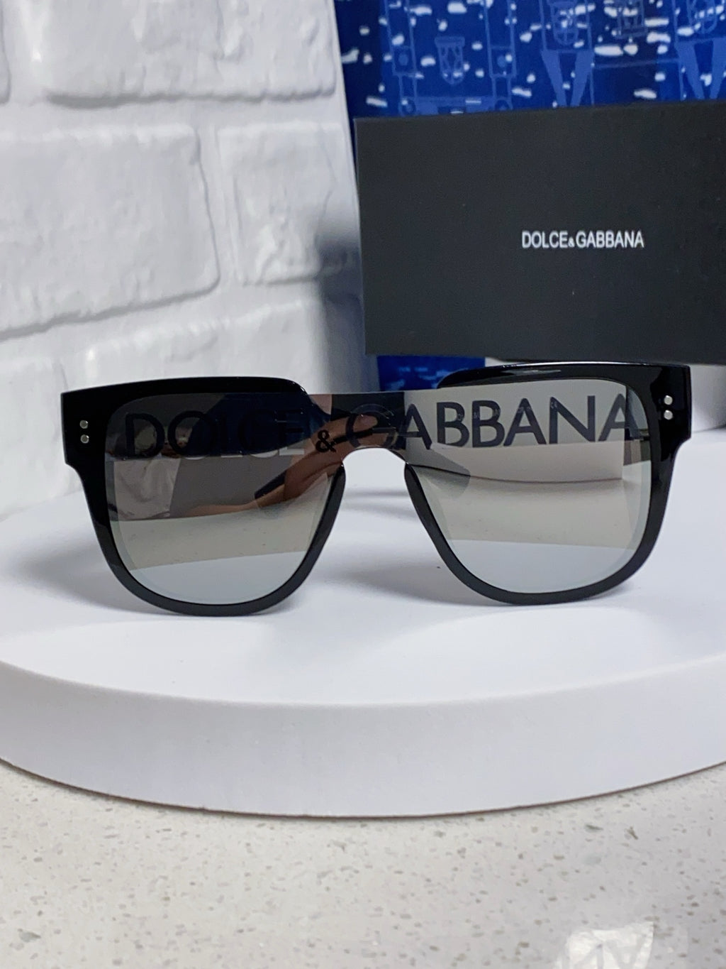Dolce & Gabbana Square Silver Lens Sunglasses for Men & Women - 416554 - detail image 2