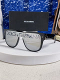 Dolce & Gabbana Square Silver Lens Sunglasses for Men & Women - 416554