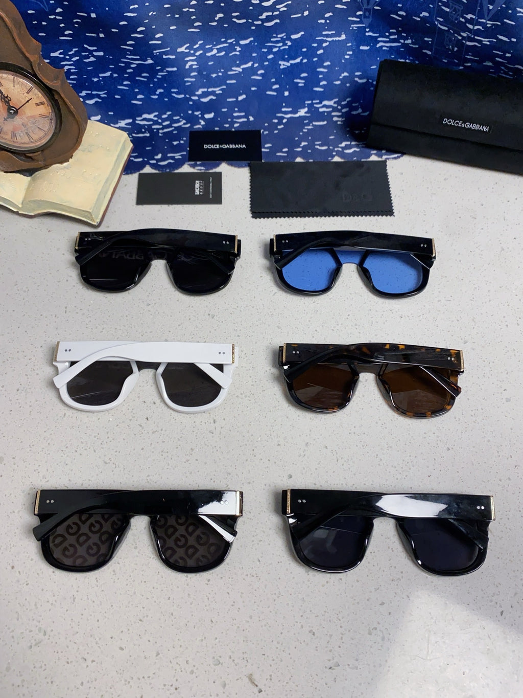 Dolce & Gabbana Square Silver Lens Sunglasses for Men & Women - 416556 - detail image 11