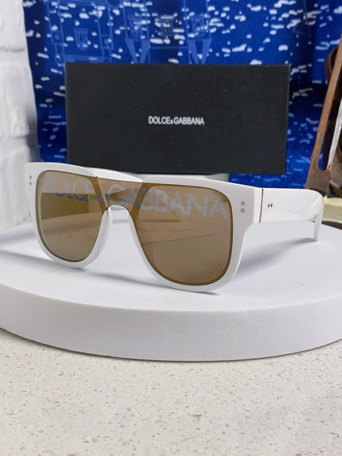 Dolce & Gabbana Square Brown Lens Sunglasses for Men & Women - 416555