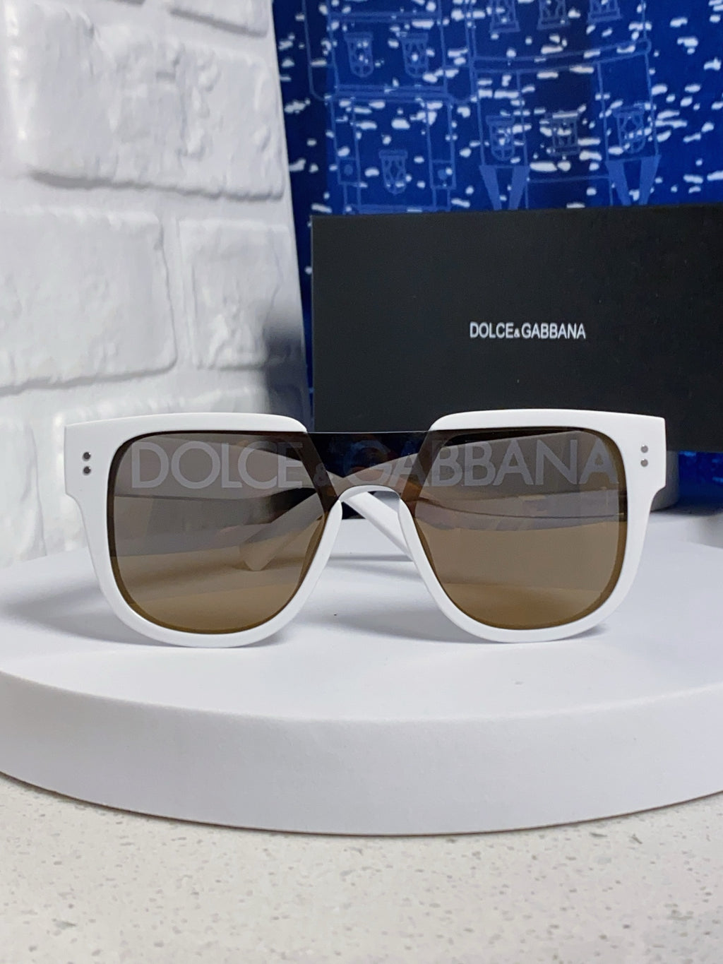 Dolce & Gabbana Square Brown Lens Sunglasses for Men & Women - 416555 - detail image 2