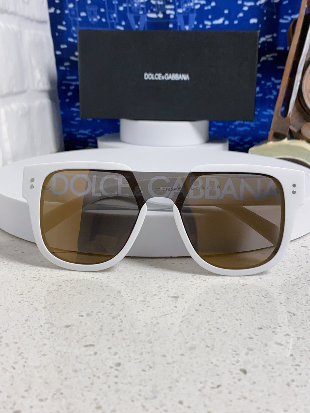 Dolce & Gabbana Square Brown Lens Sunglasses for Men & Women - 416555 - detail image 8