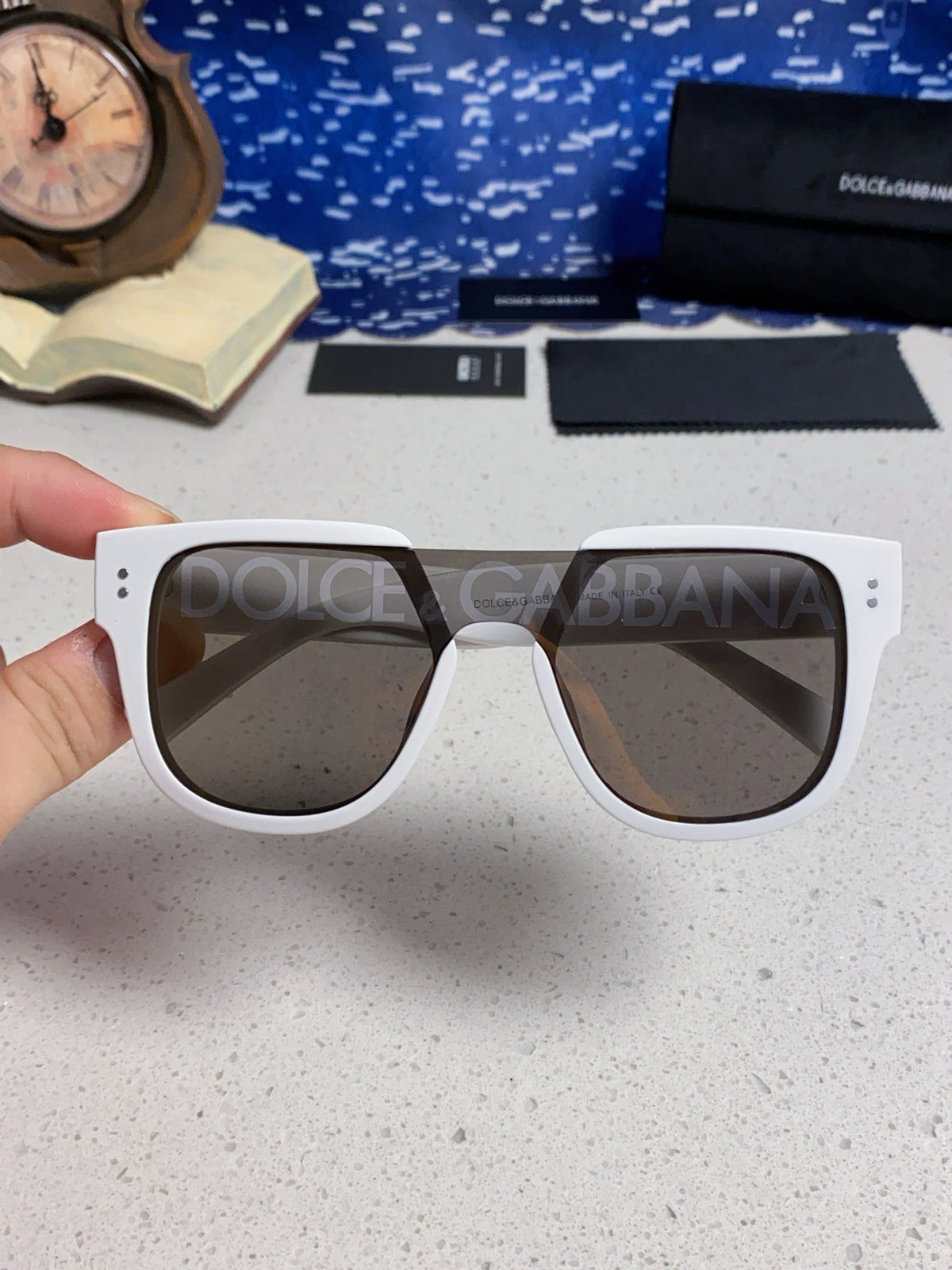 Dolce & Gabbana Square Brown Lens Sunglasses for Men & Women - 416555 - detail image 4