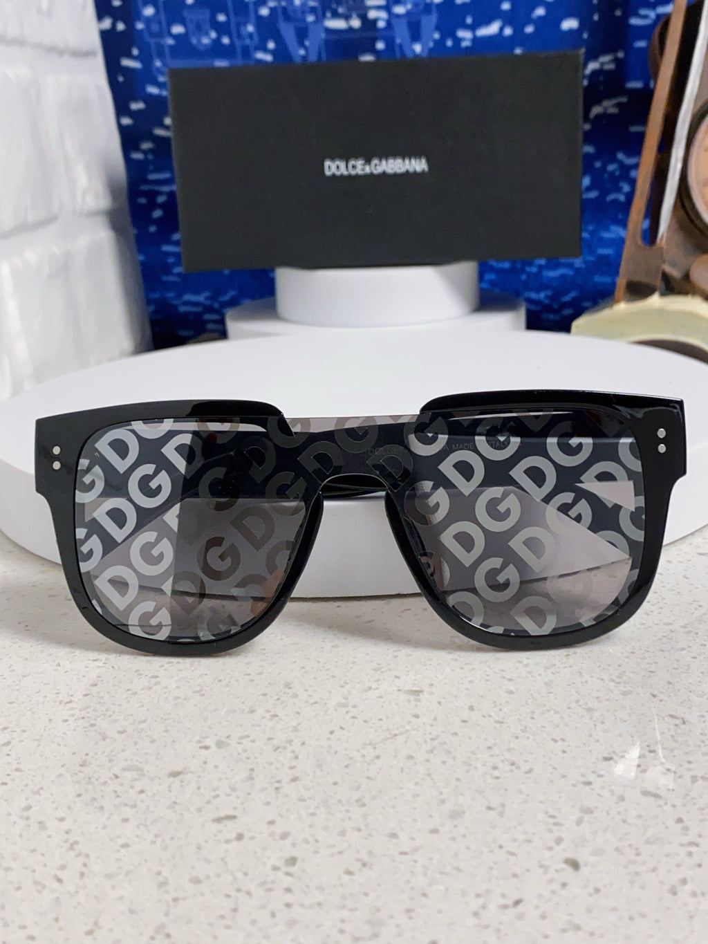 Dolce & Gabbana Square Silver Lens Sunglasses for Men & Women - 416556 - detail image 9